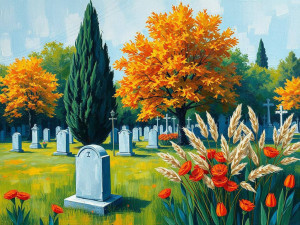 Friedhof Brand